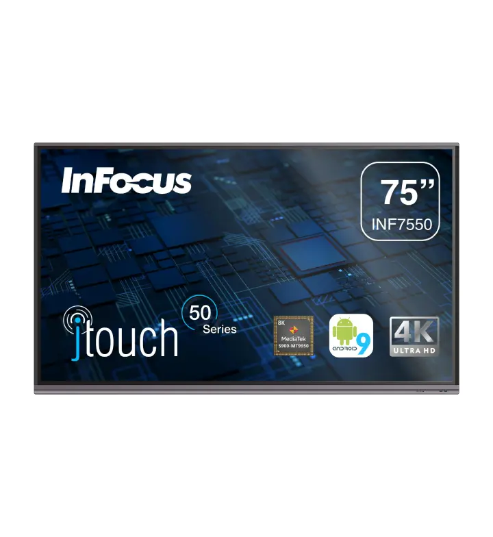 لوحة InFocus JTouch 50 تفاعلية 75" بدقة 4K (INF7550)