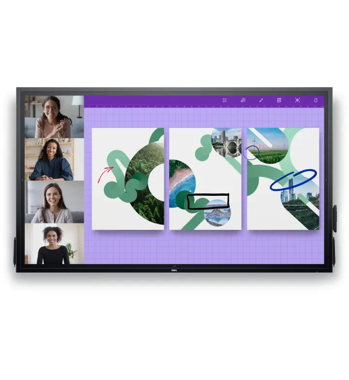Dell 75" 4K Interactive Touch Monitor P7524QT