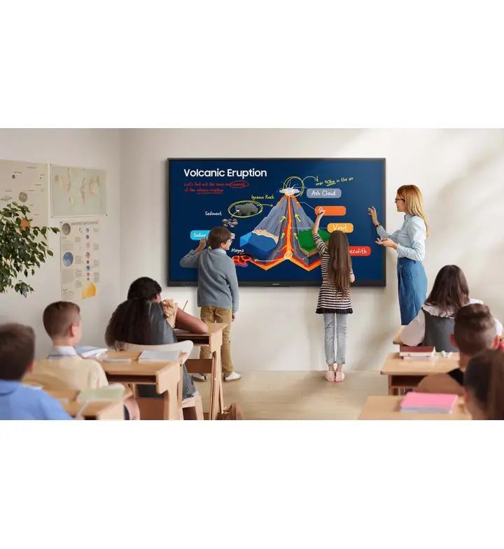 Samsung WAF 65" 4K Interactive Display, 40-Point Touch, Android 14 (LH65WAFWLGCXZA)