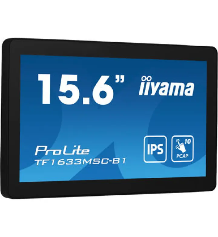 IIYAMA 15.6" PCAP Multi-Touch Monitor TF1633MSC-B1