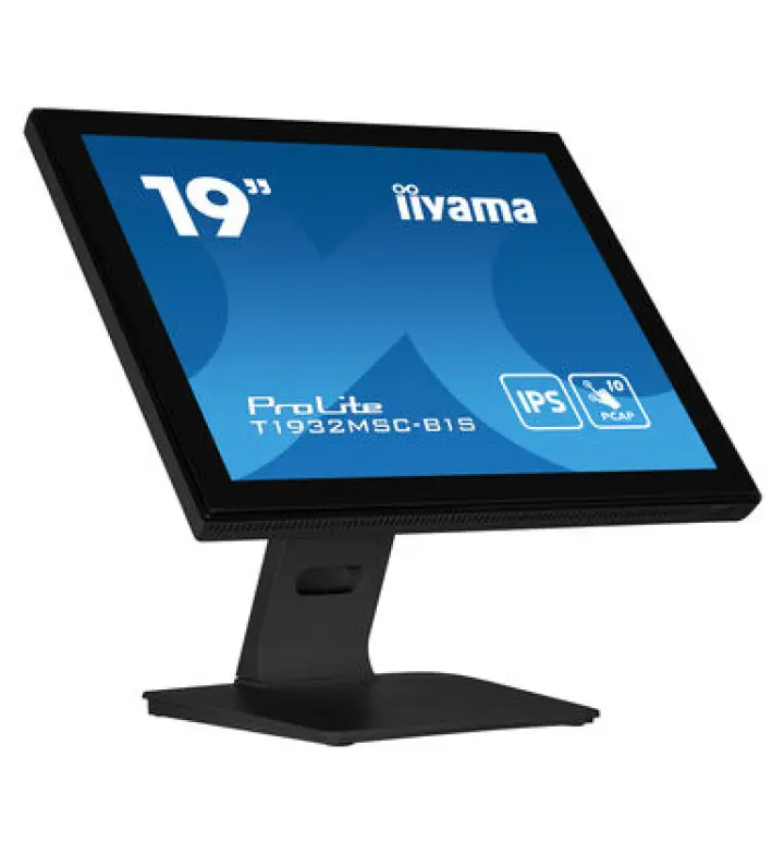 IIYAMA 19" PCAP Interactive Display with IPS Panel T1932MSC-B1S