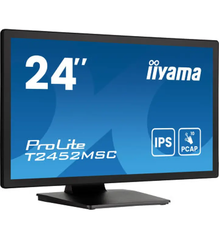 شاشة IIYAMA ProLite 23.8" Full HD اللمسية PCAP مضادة للتوهج (T2452MSC-B1AG)