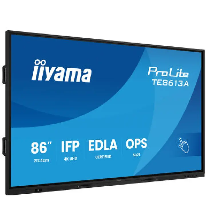 IIYAMA ProLite TE8613A-B1AG 86" 4K UHD Interactive Display, Google EDLA (TE8613A-B1AG)
