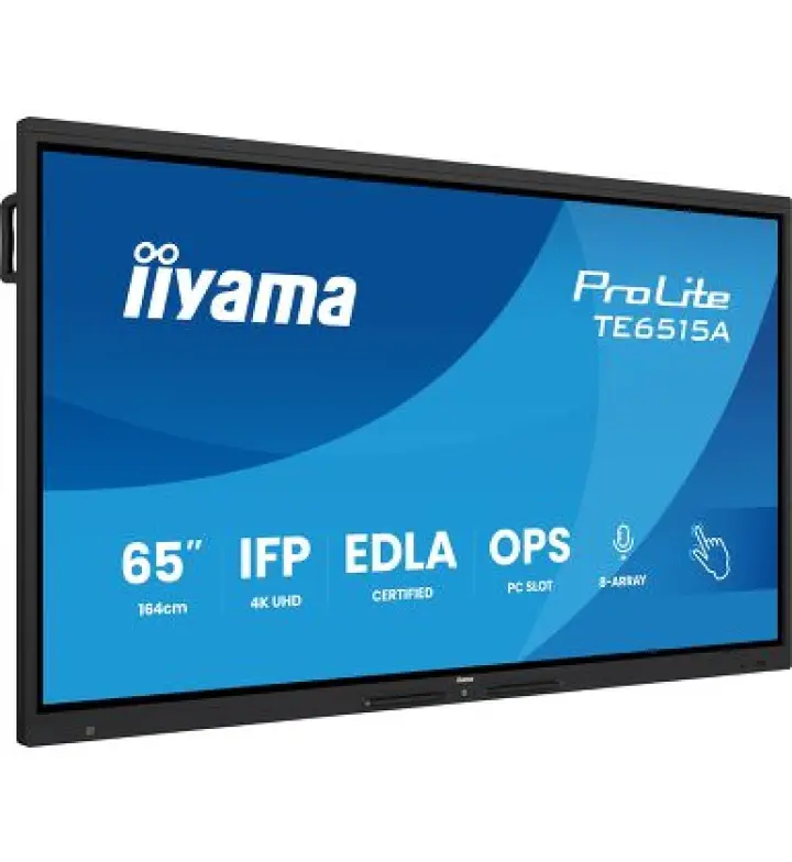 IIYAMA ProLite TE6515A-B1AG 65" 4K UHD Interactive Display, Google EDLA (TE6515A-B1AG)
