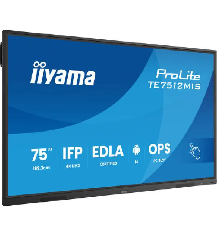 شاشة IIYAMA ProLite TE7512MIS-B4AG 75" 4K (TE7512MIS-B4AG)