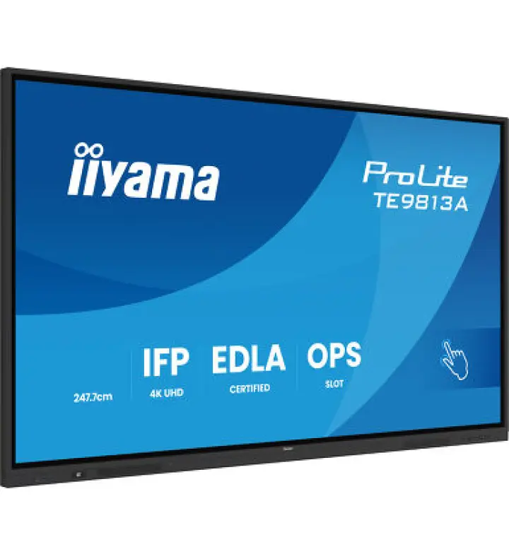 IIYAMA ProLite 98" 4K, EDLA Certified, 5yr Warranty (TE9813A-B1AG)