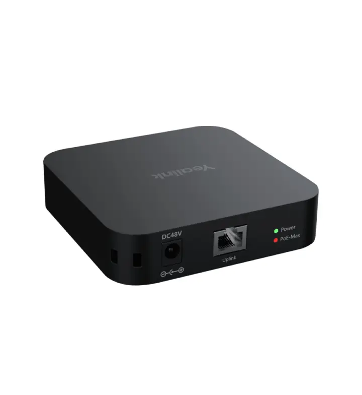 Yealink RCH40 E2 Room Cable Hub, 4-Port Gigabit PoE+, 90 W (RCH40 E2)