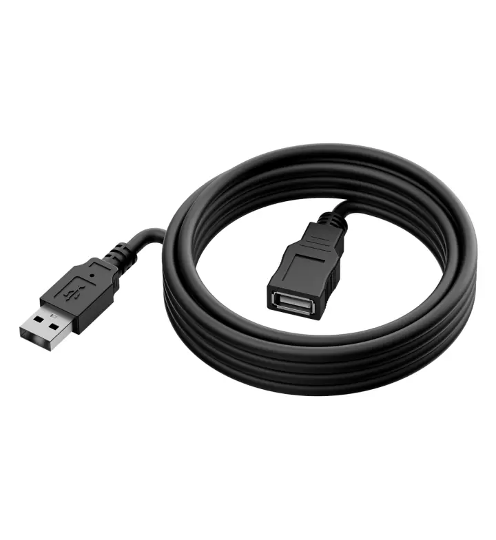 Yealink 5 m USB 2.0 Extension Cable, USB-A Male to Female (USB2-EXT-5M)