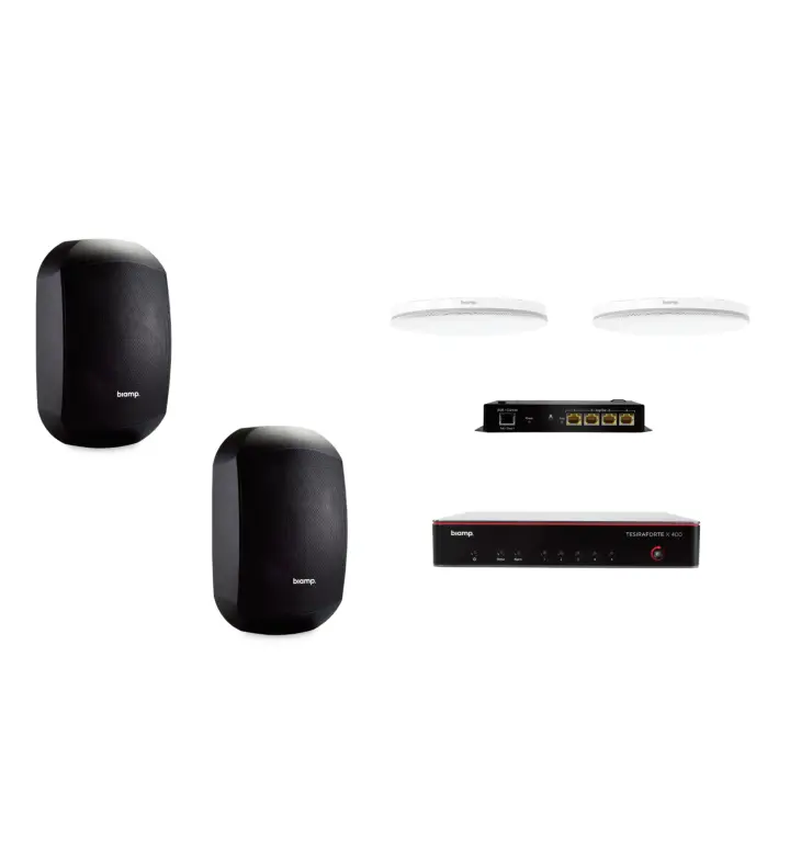Biamp MRB-L-X400-C Meeting Room Bundle – MRB-L-X400-C-MASK6C