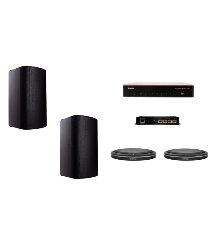 Biamp MRB-L-X400-T Meeting Room Bundle – MRB-L-X400-T-EXS8