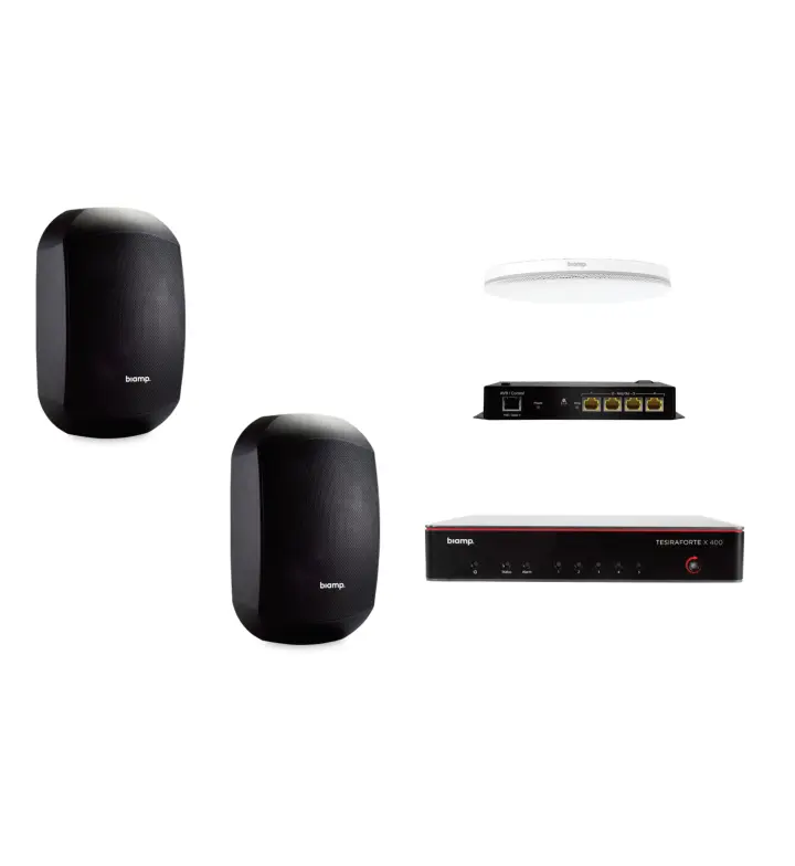 Biamp MRB-M-X400-C-MASK6C Video Conferencing Bundle