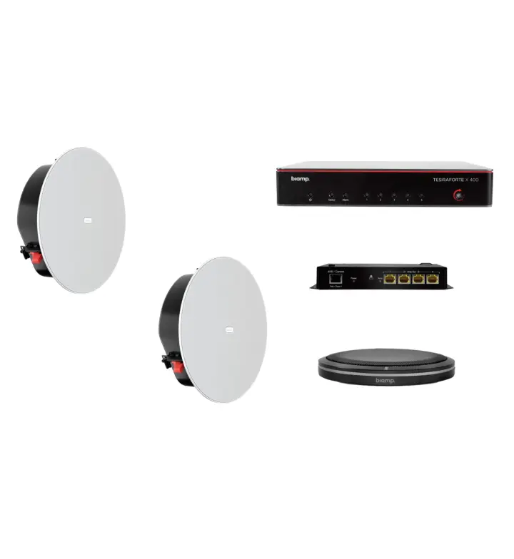 Biamp MRB-M-X400-T-CIC6LP Meeting Room Bundle