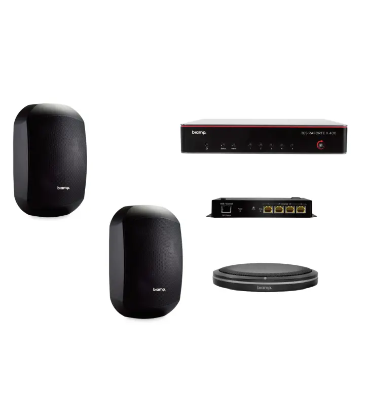 Biamp MRB-M-X400-T-MASK6C Meeting Room Bundle