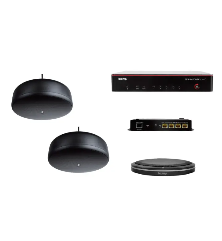 Biamp MRB-M-X400-T-P6SM Meeting Room Bundle – 930-10007-00014