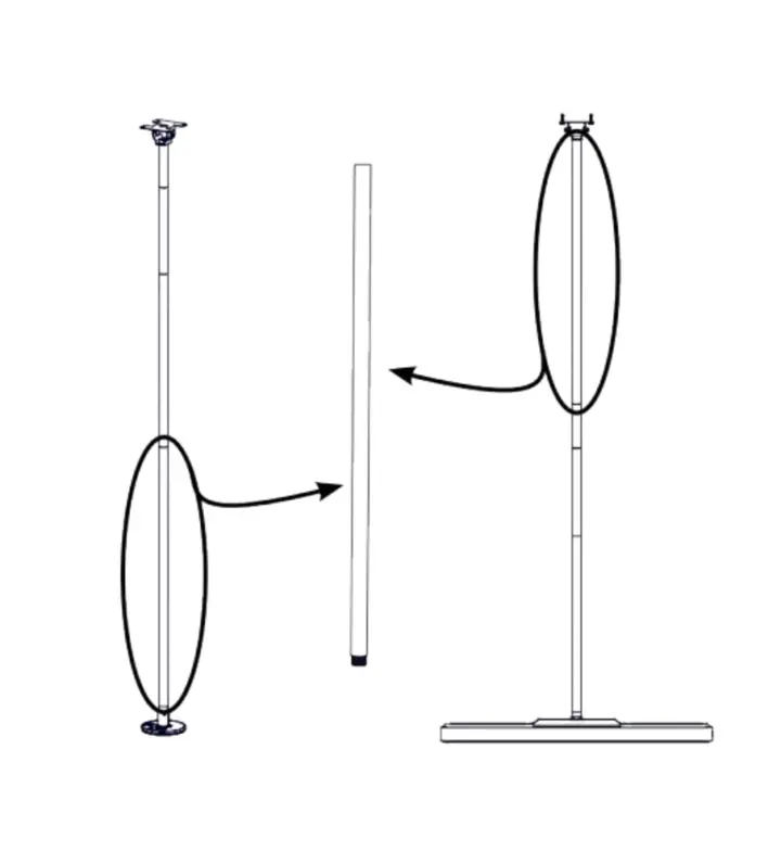 Biamp Parlé PMA 2000-PE Pole Extension Kit – 910-01859