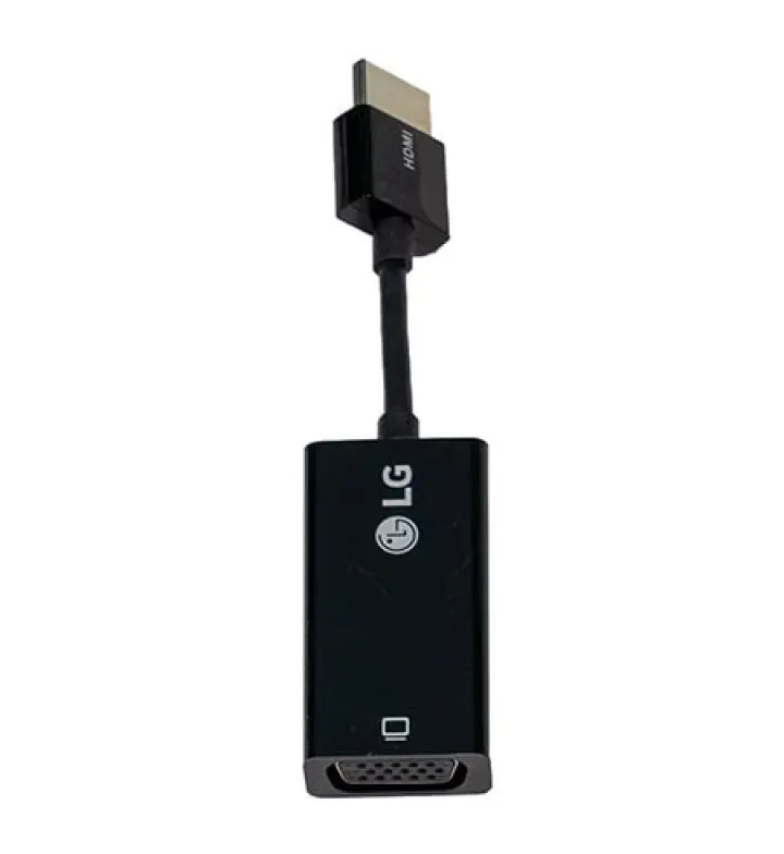 LG EAD64025801 HDMI to VGA Adapter Cable (Black)