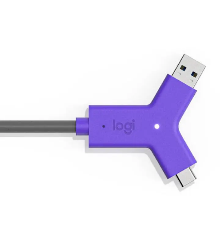 Logitech SWYTCH 4K USB-C Hub, 60W Power Delivery (952-000009)