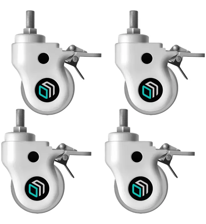 عجلات الاستبدال ONKRON AWL-75W من Prestigio، بيضاء (AWL-75W)