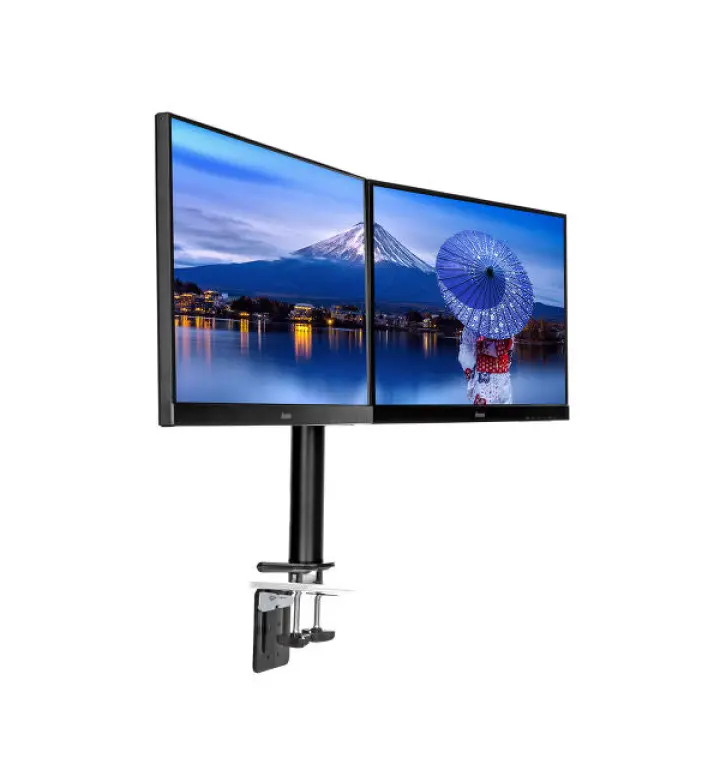 ذراع حامل المكتب المزدوجة IIYAMA DS1002C-B1 10"-30" (مشبك، 10 كيلوغرام)