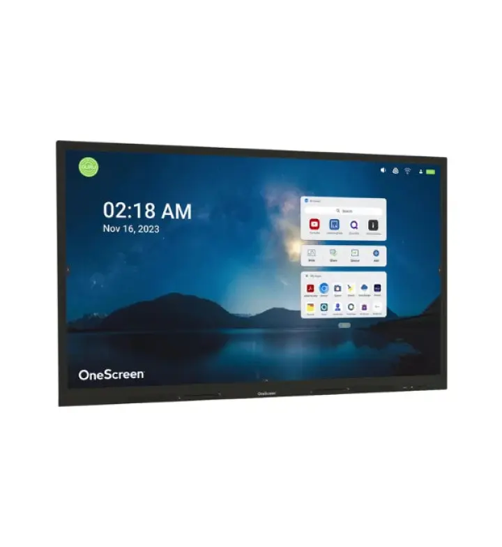 OneScreen TL7 75" 4K Interactive Display, Android 11, 40pt (75-TSCRN-TL7)