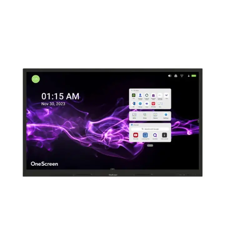 OneScreen TL7 65" 4K Interactive Display, Android 11, 40pt (65-TSCRN-TL7)