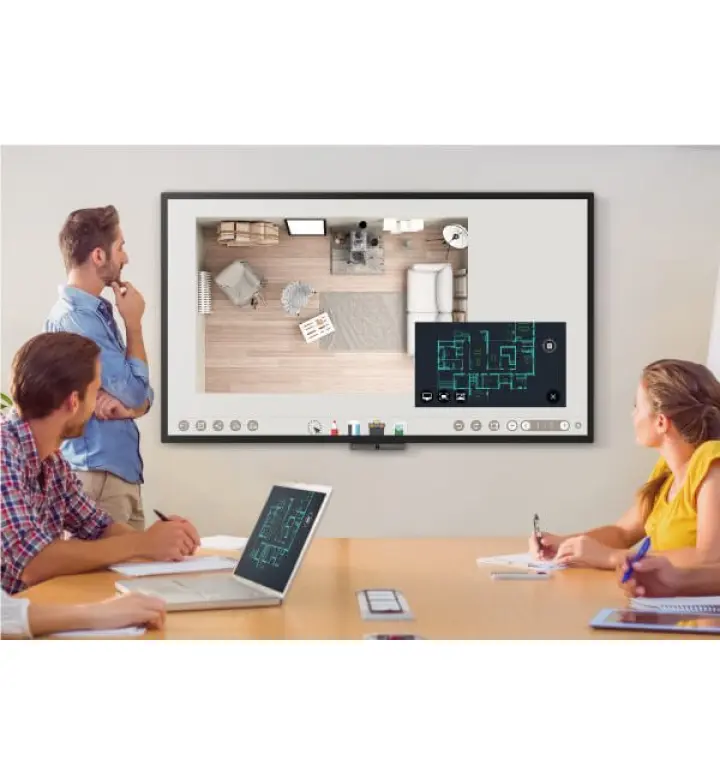 BenQ DuoBoard 75" 4K Interactive Panel, 20-Touch (CP7501K)