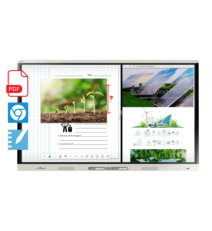SMART Board MX265-V5 Interactive Display 65", 4K UHD, Android 13, 40-Point Touch