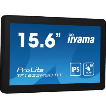 IIYAMA 15.6" PCAP Multi-Touch Monitor TF1633MSC-B1