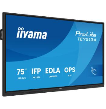 IIYAMA ProLite TE7513A-B1AG 75" 4K Interactive Display (TE7513A-B1AG)