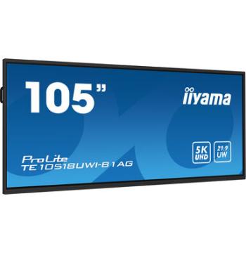 Iiyama ProLite TE10518UWI-B1AG 105" 5K Ultrawide Interactive Display, 32-Point Writing