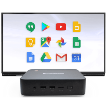 Promethean Chromebox, Intel Celeron, Chrome OS, 4GB/128GB (CHRM2-CP4R128S-ETE)