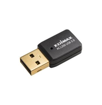 Edimax WiFi 5 Dual-Band MU-MIMO USB 3.0 Adapter, AC1200 (EW-7822UTC)