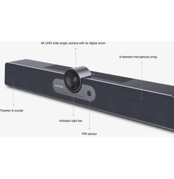 MAXHUB UC S07 4K UHD USB Videobar, 6-Mic Array (UC S07)