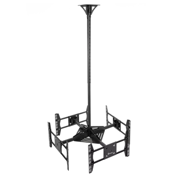 Prestigio ONKRON Ceiling Mount for 4 Displays, 32–55", Height Adjustable