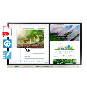 SMART Board MX255-V5 Interactive Display 55", 4K UHD, Android 13, 40-Point Touch